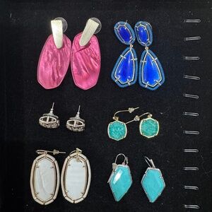 Authentic Kendra Scott earrings 6 pairs